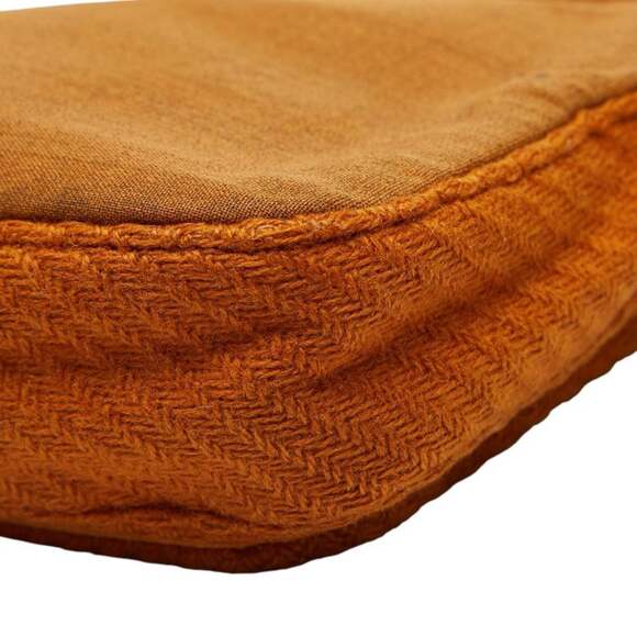 Prada One-Shoulder Bag B9475 Brown Wool and Porcelain Leather Women's PRADA - Picture 6 of 11